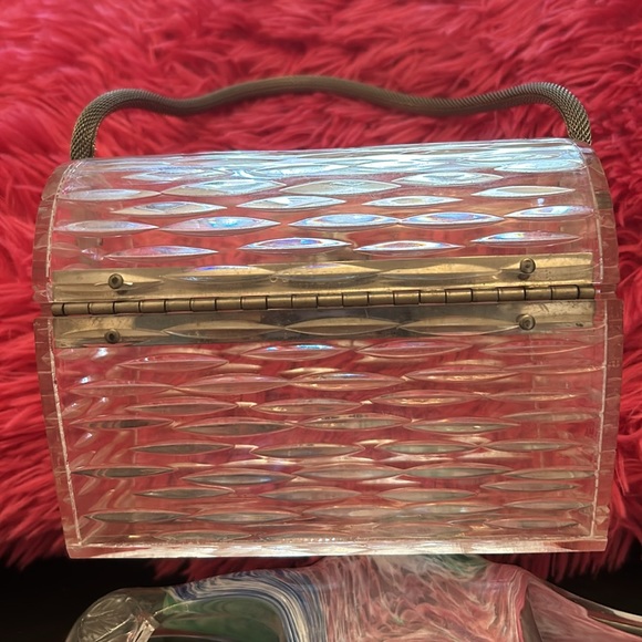 Rare 1940s Vintage Wilardy Lucite Bag - Picture 3 of 7